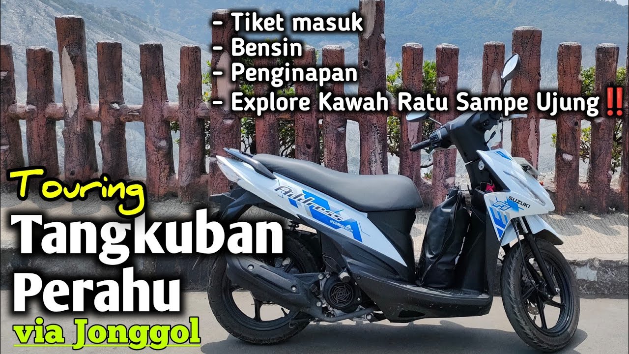 TOURING KE TANGKUBAN PERAHU Lewat JONGGOL‼️ | Suzuki Address Trip