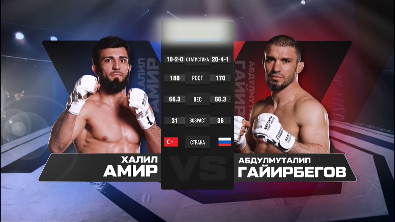 Халил Амир vs. Абдулмуталип Гайирбегов / БЕТСИТИ FIGHT NIGHTS 133