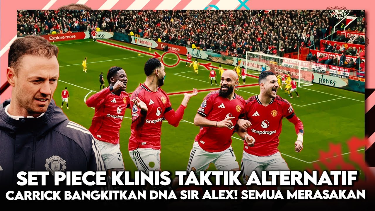 🚨Set Pice Klinis Carrick Jadi Takrik Alternatif Jika Buntu‼️MU Ajari Arsenal Gol Set Piece yg Benar🔥