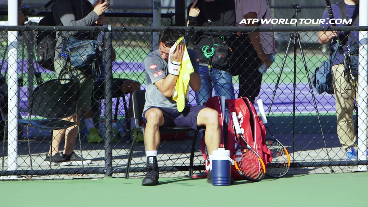Off Season Training With Kei Nishikori