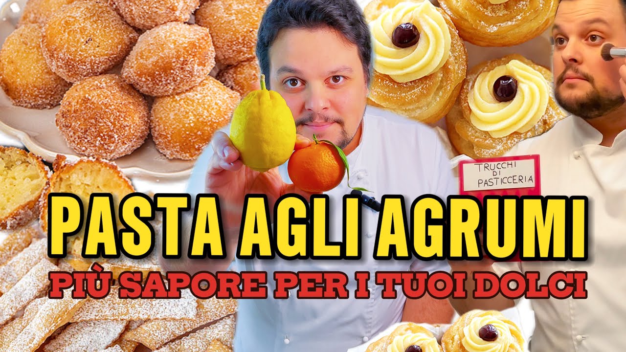 Pasta di Agrumi (Arancia, limone, mandarino) - per Dolci di Pasqua