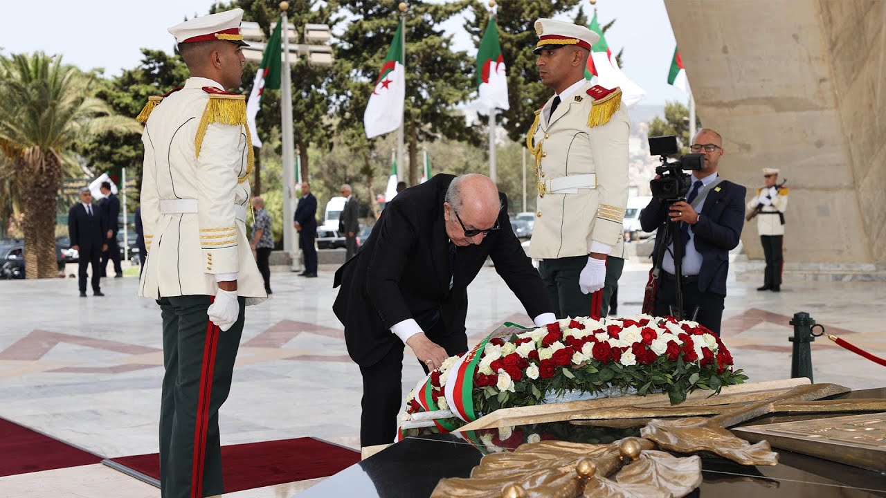 رئيس الجمهورية يترحم على أرواح الشهداء بمناسبة الذكرى الـ 62 لعيدي الاستقلال والشباب 5 6 24