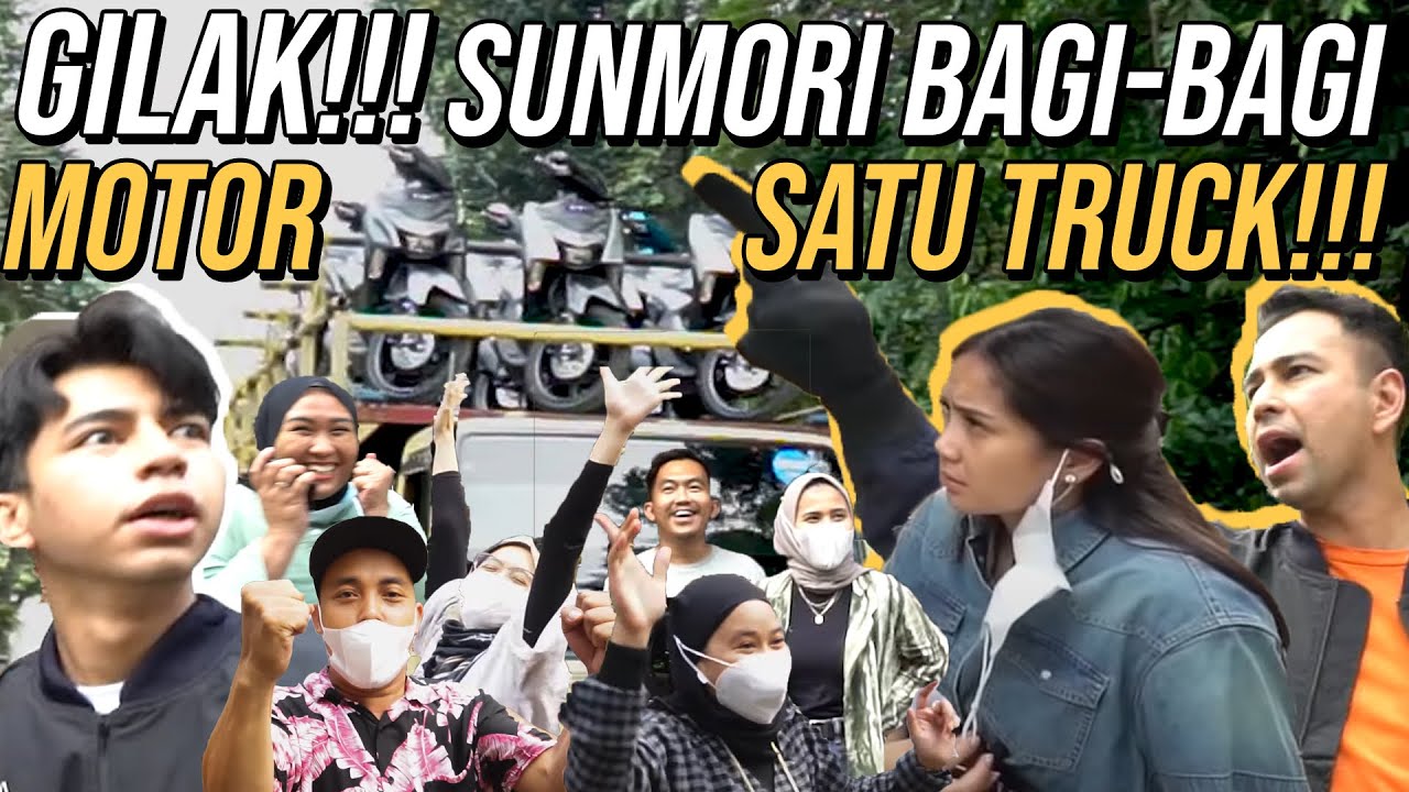 BUMIL NGIDAM MOTORAN, RAFFI BAGI-BAGI MOTOR GRATIS!!!