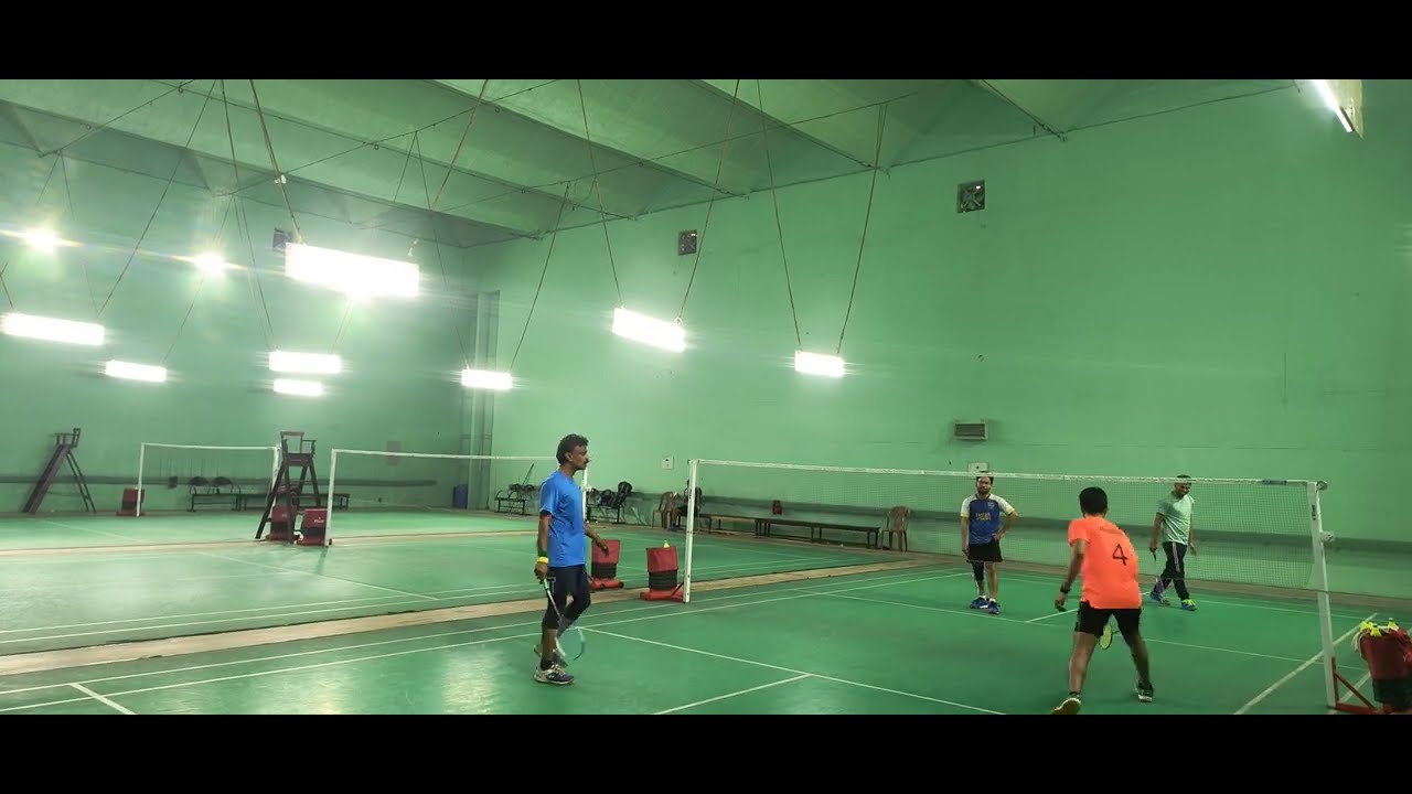 (1323) Prof. R. Balasubramanian & Abhishek vs. Prof. Venkatesh & Shekhar #badminton #doubles #iitr