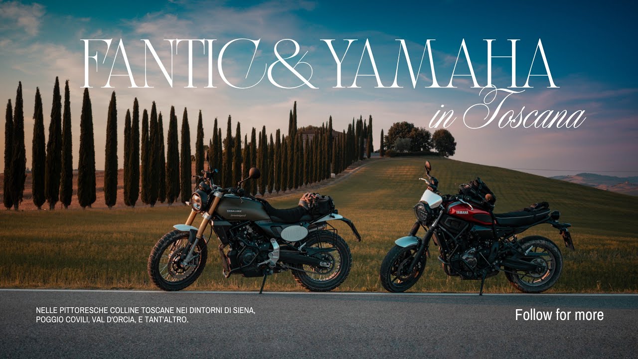 Fantic e Yamaha in Toscana