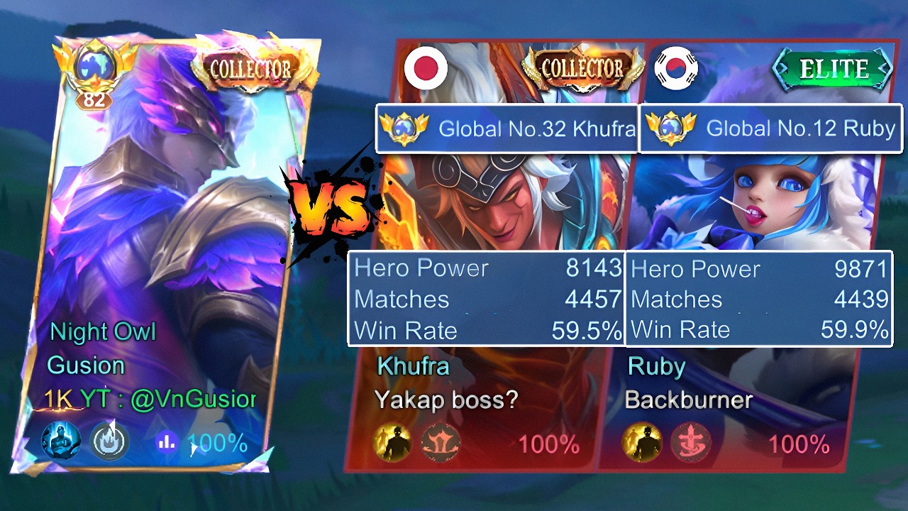 I MET TOP GLOBAL KHUFRA & RUBY IN MYTHICAL IMMORTAL RANK! (SUPER INTENSE MATCH)