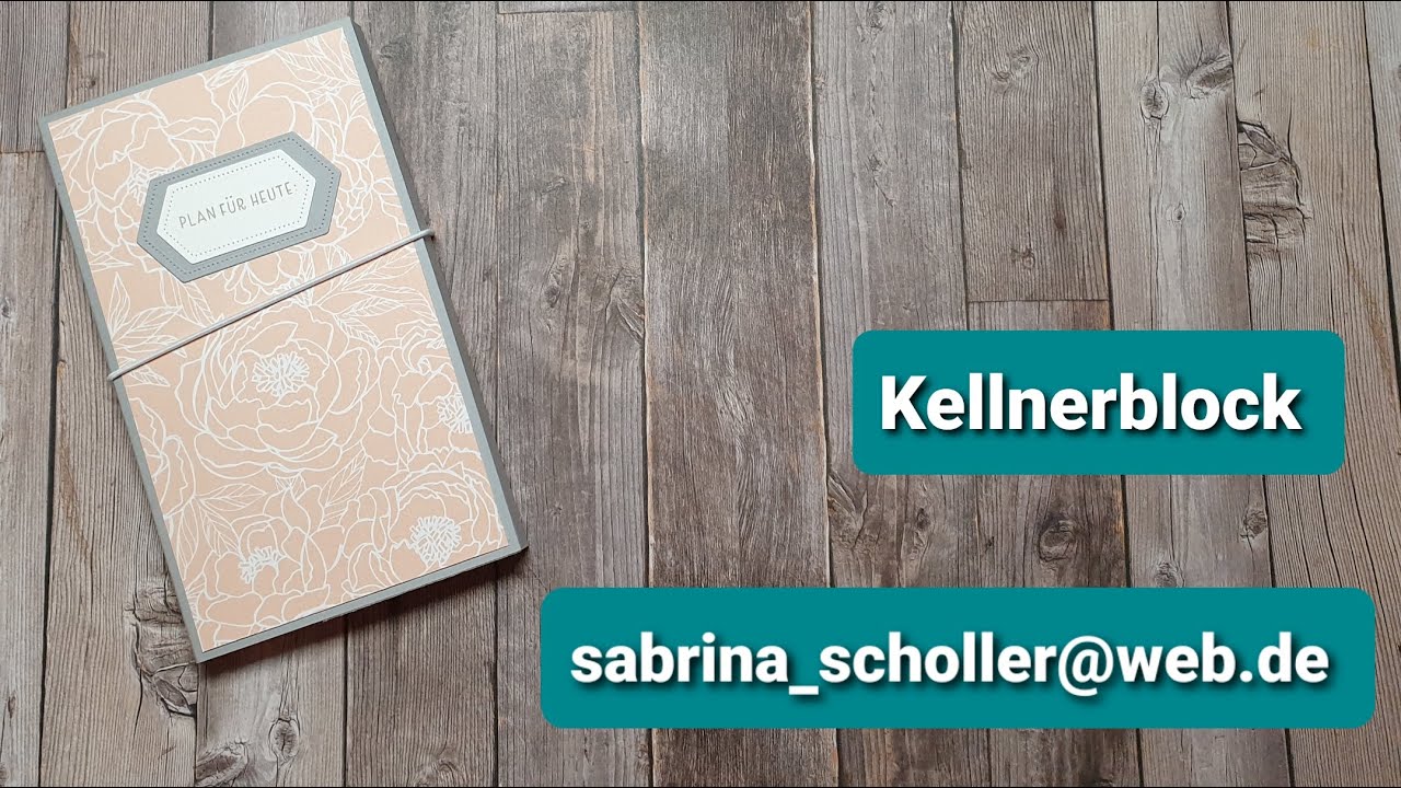 Kellnerblock verschönern