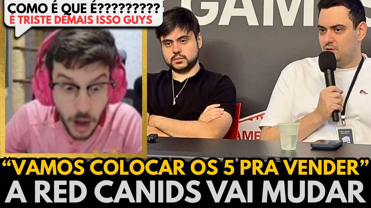 🚨 BOMBA! A LINEUP DA RED CANIDS VAI MUDAR? QUEM FICA? QUEM SAI? - GREVTHAR REAGE E COMENTA