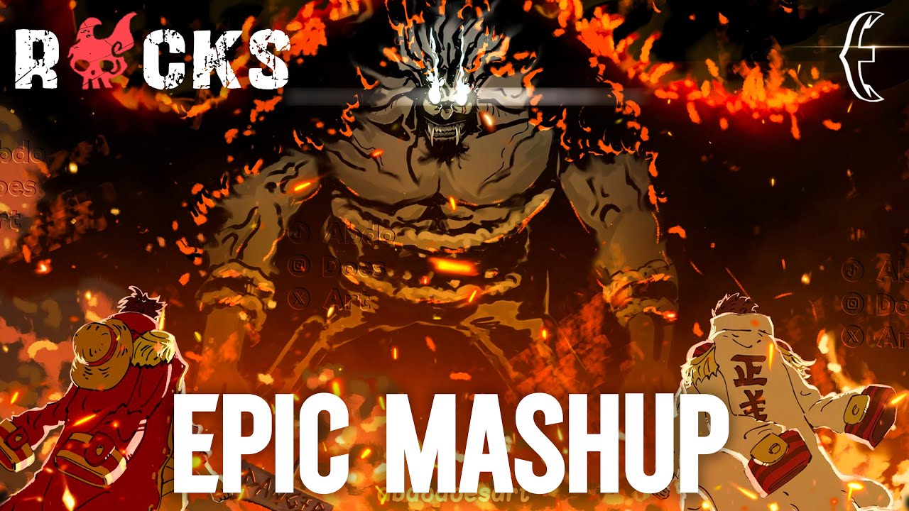 Rocks Pirates Theme x The Very Very Very Strongest 『Epic Mashup』 Rocks vs Roger & Garp | God Valley