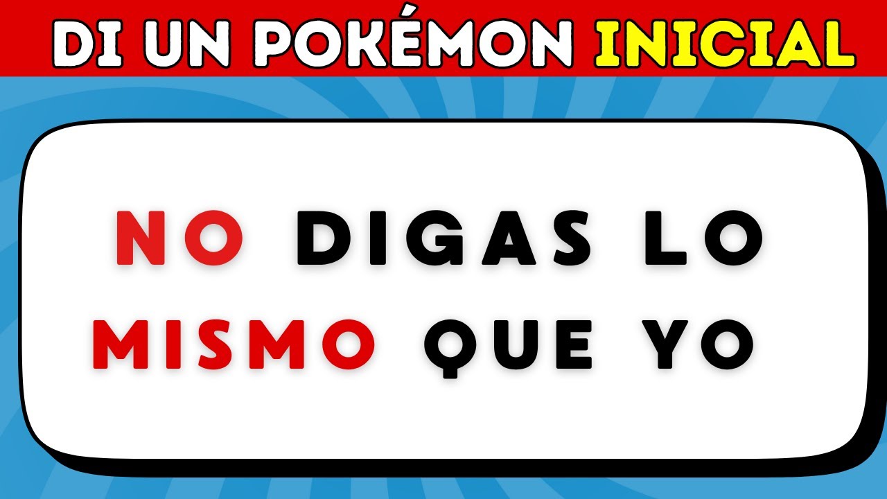 No DIGAS lo MISMO que Yo ¿Te atreves?😏