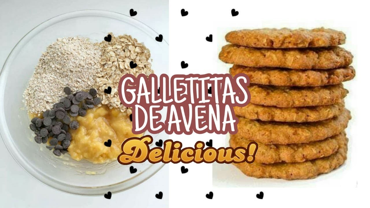 Galletas de avena y mantequilla de mani. 😋🍪