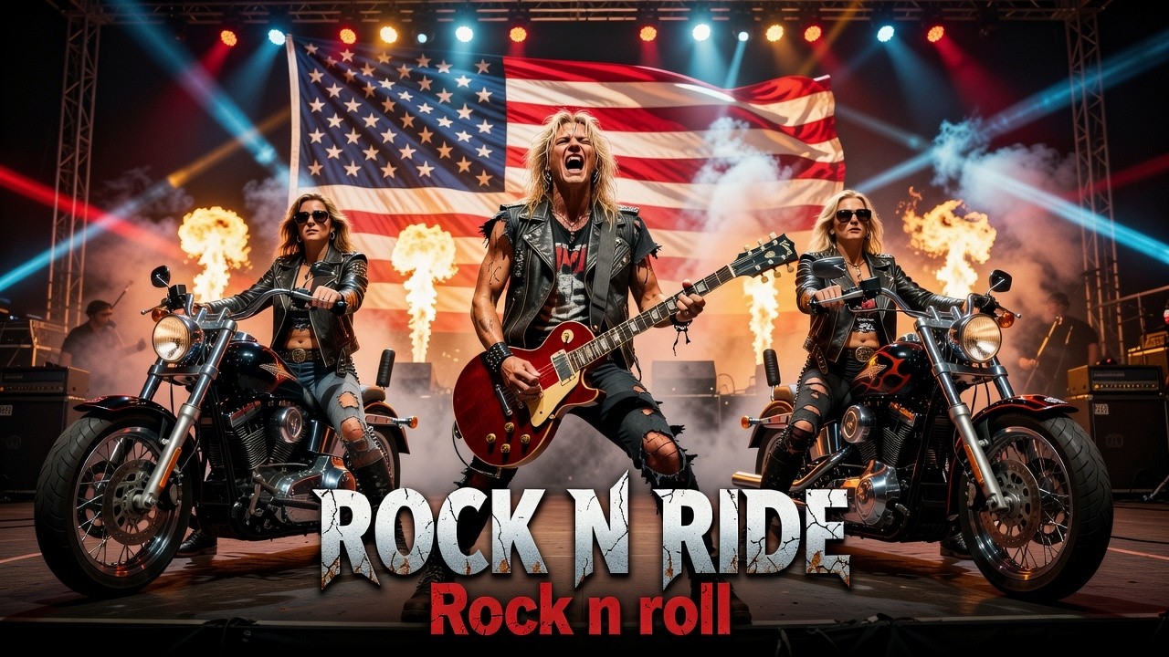 Legendary Outlaw Rock 🎸 Rock N Ride 🔥 Asphalt Flames | Across Route 66