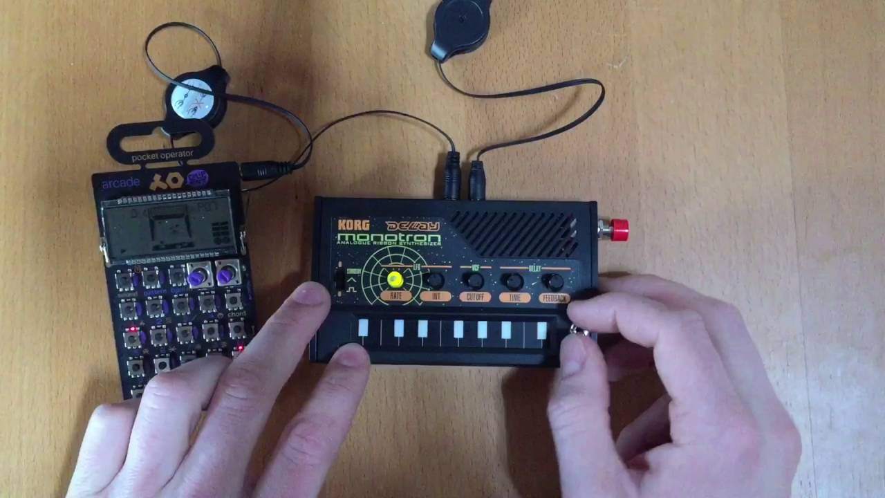 Circuit-Bent Monotron Delay demo