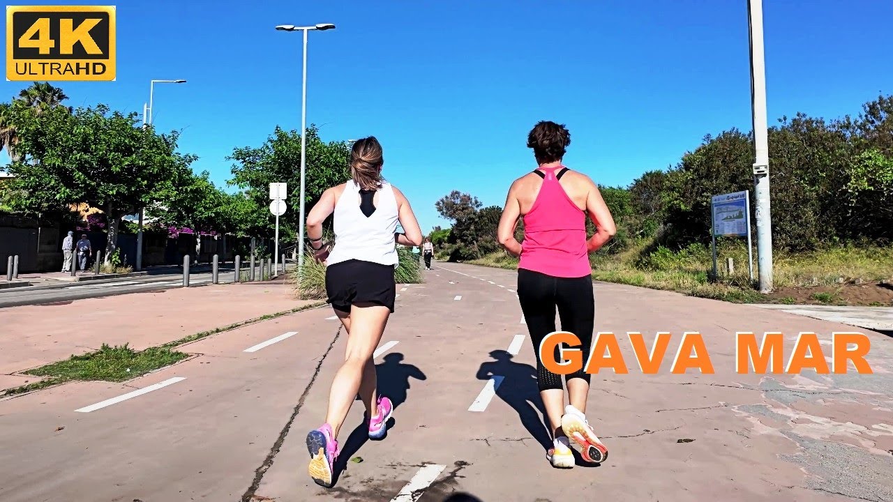 GAVA MAR Walking tour - Paseo Mar&iacute;timo de Gav&aacute; 2024 Barcelona [4K, 60ftps]