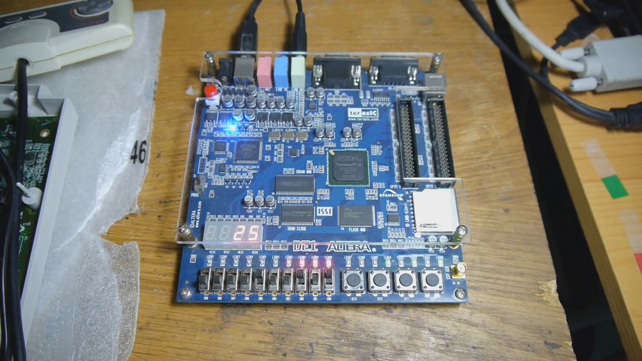 Half of an FPGA NeoGeo music player (ADPCM only)