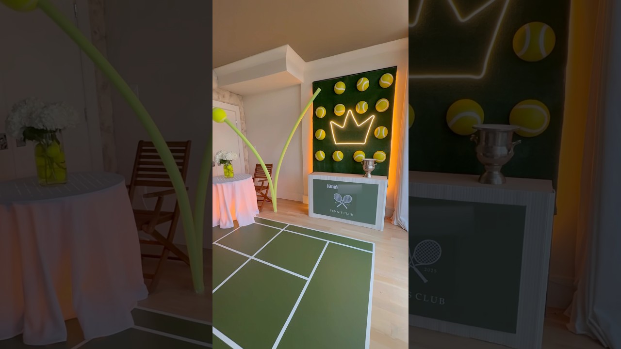 DIY Tennis Party for Wilmbledon