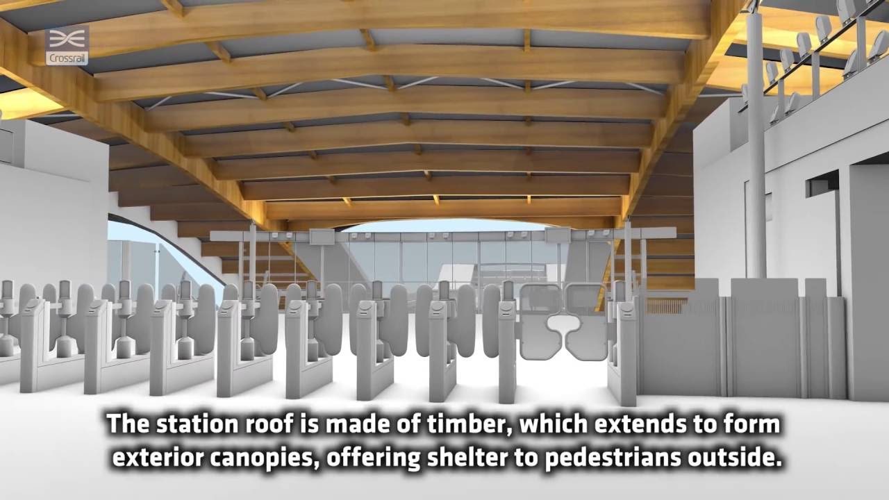 Crossrail shorts: Abbey Wood station animated fly-through
