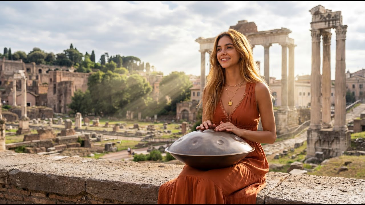 🏛️  Ancient Roman Echoes | Mystical Handpan & Violin Soulful Duet