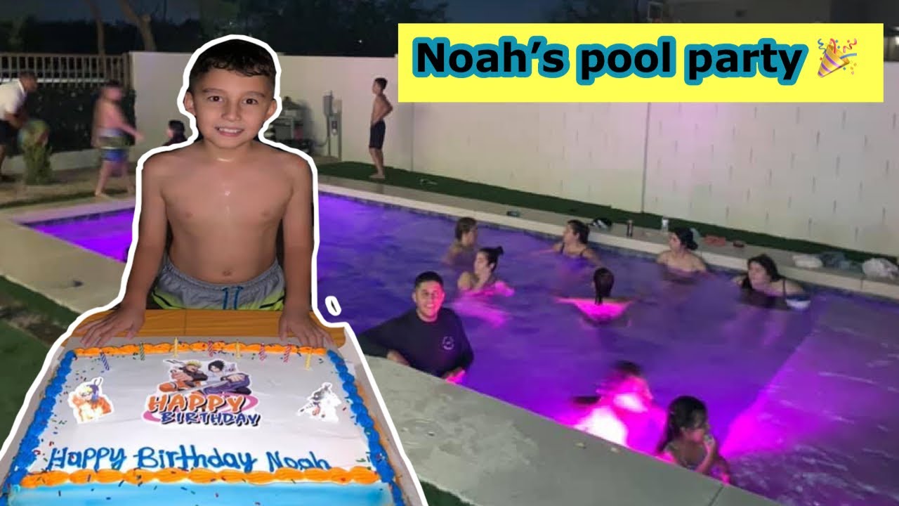 FIESTA DE CUMPLEAÑOS DE NOAH #8🎉 POOL PARTY 🎉  @LosRamiorozco