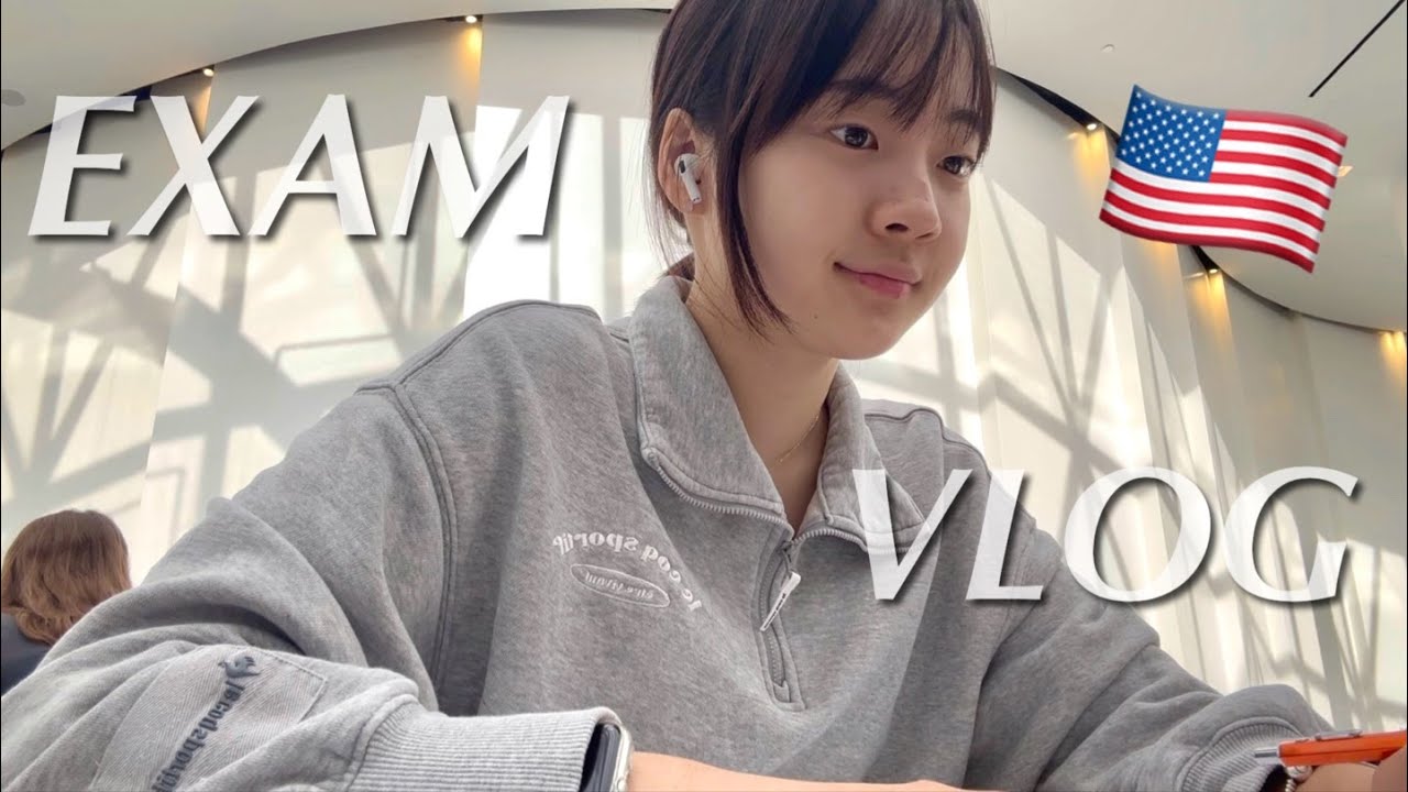 vlog🇺🇸 | 미국 유학생의 시험기간 | 새벽 5시부터 공부하기 | 파티가 뭐죠? | Embry-Riddle Aeronautical University
