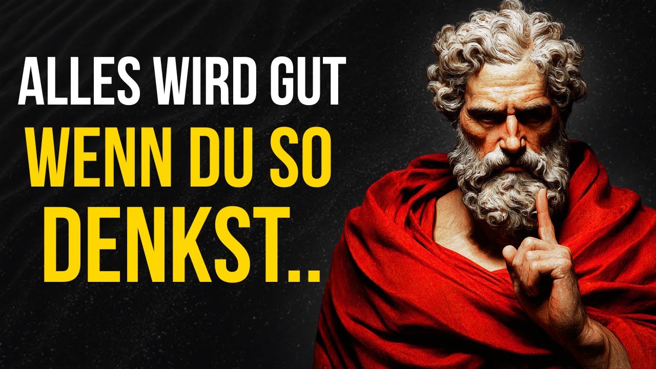 DENKE SO, UND DU WIRST SEHEN, WIE PLÖTZLICH ALLES GUT LÄUFT | LEKTIONEN DER STOA