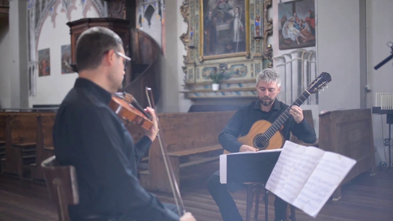 Ferdinand Rebay  Sonata for viola and guitar - I. Molto moderato
