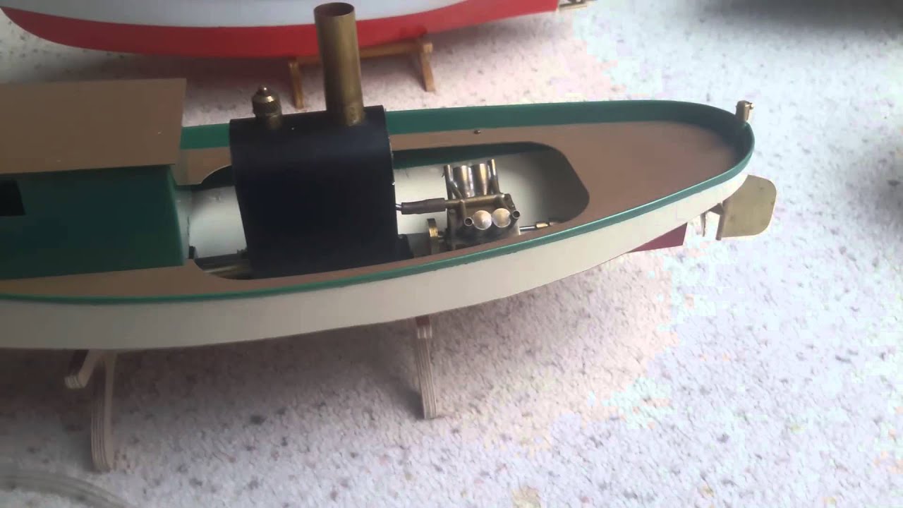 Miniature model steamboats