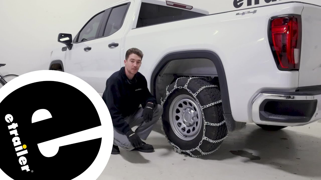 etrailer | How to Set Up Your Titan Chain Snow Tire Chains on a 2022 GMC Sierra 1500