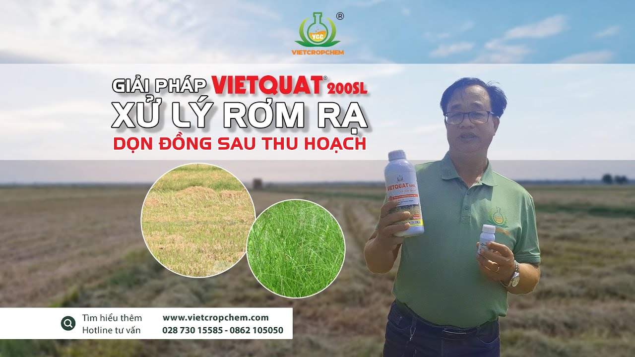 XỬ LÝ RƠM RẠ NHANH GỌN – GÓI VỤ KỊP THỜI