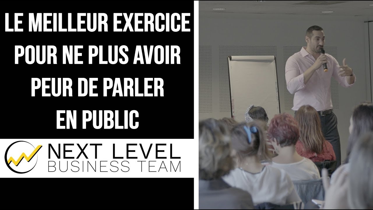 Le meilleur exercice pour ne plus avoir peur de parler en public