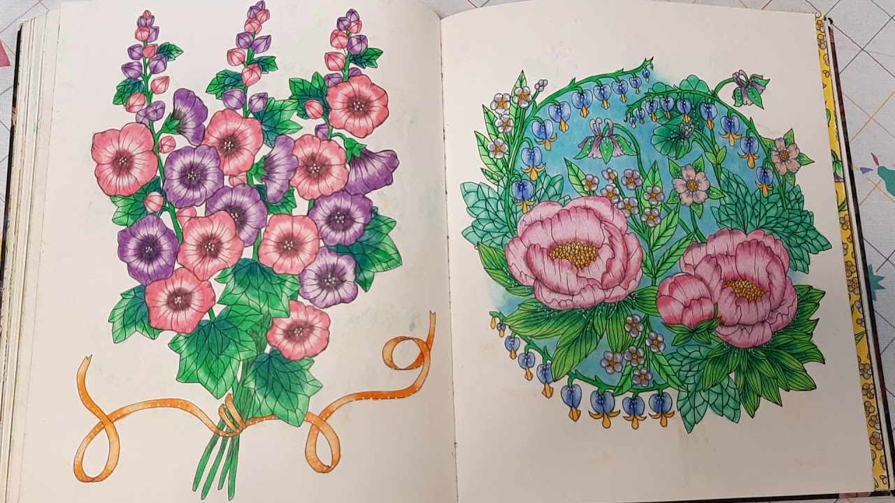 Twilight Garden - Maria Trolle Coloring Book Completed