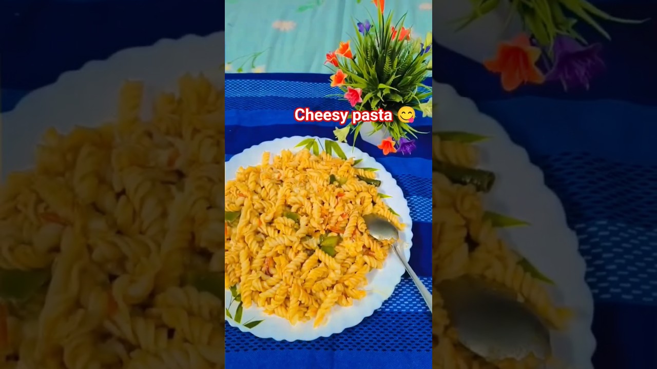 😋cheesy pasta
