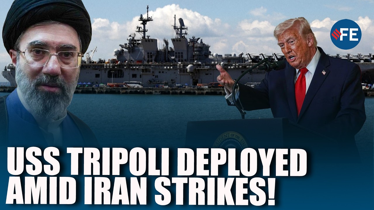 US Deploys Assault Ship USS Tripoli To Middle East Amid Iran Strikes  2,500 Marines Sent