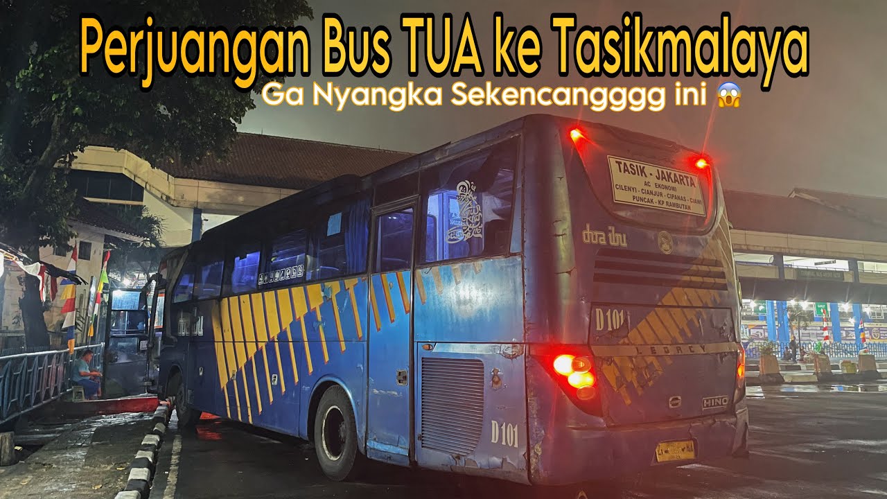 BUS TUA LARINYA DI LUAR NALAR 😱 Via Puncak Cuma 7jam🔥
