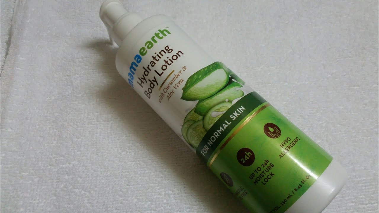 Mamaearth Hydrating Natural Body Lotion with Cucumber & Aloe vera for Men & Women Review in Bangla