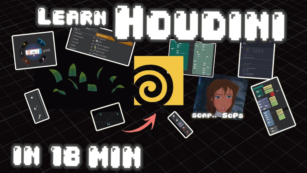 Learn Houdini in 18 minutes  --   Tutorial for 3D artists