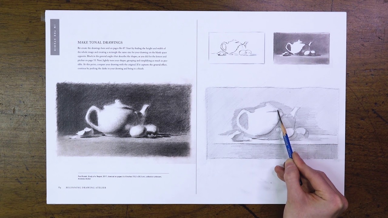 Beginning Drawing Atelier #4: Rendering Tonal Drawings