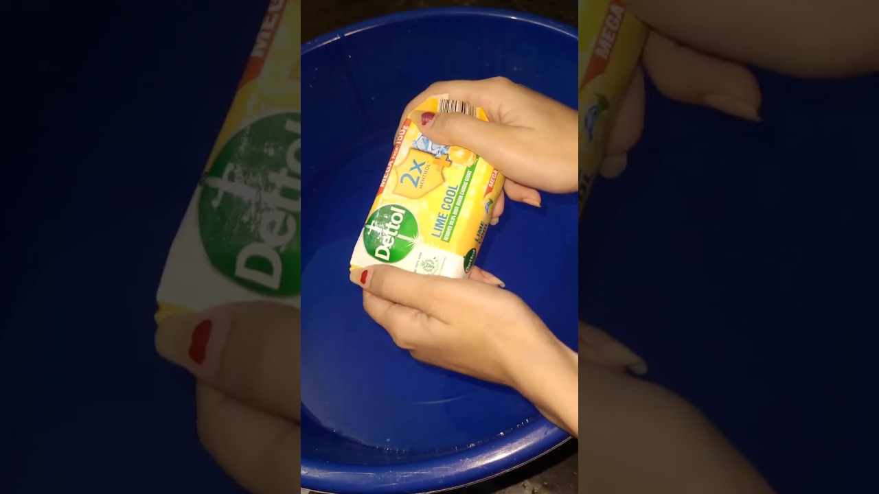 Yellow soap 🧼 💛 washing lathering #justsoaps #asmr #viralshort #soap #viral #viralshorts #justsoaps
