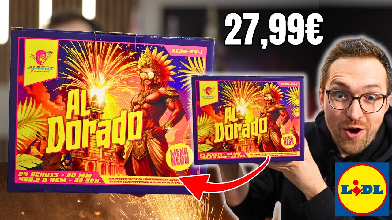 Brutale Batterie! 😮 | AL DORADO von Lidl 🔥| Albert Feuerwerk 27,99€