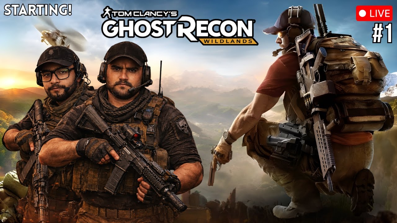 WELCOME TO A NEW JOURNEY GHOST RECON WILDLANDS EPISODE [#1] | LIVE  GAMEPLAY | LIVE WITH  @sydg77