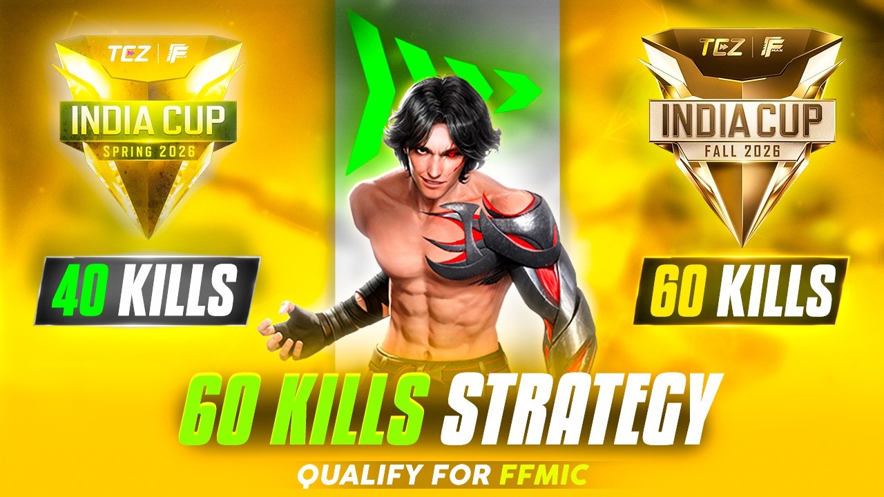 Secret behind 60 Kills ! - How to Qualify For FFMIC | Open Qualifier Strategy