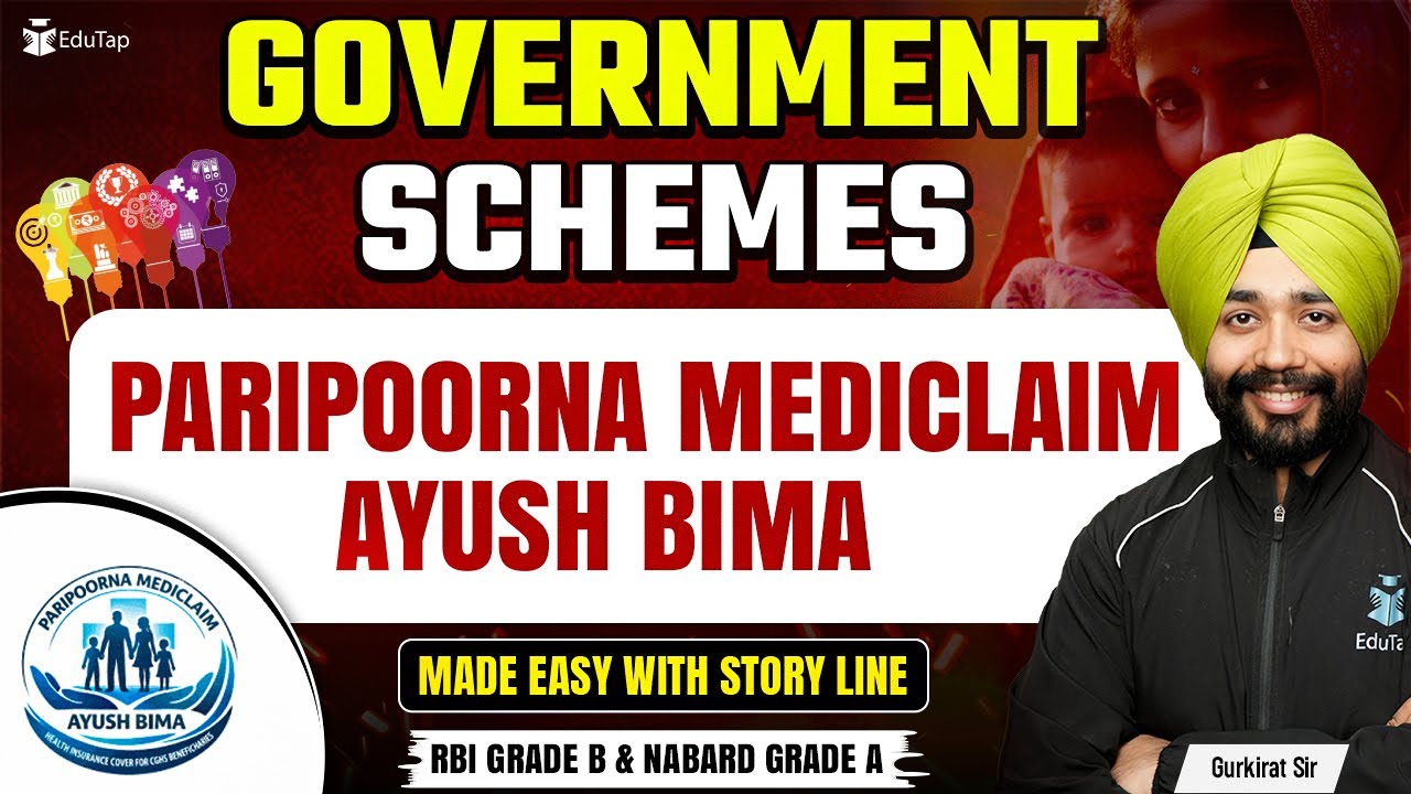 Paripoorna Mediclaim Ayush Bima | Important Government Schemes for RBI Grade B & NABARD Grade A 2026