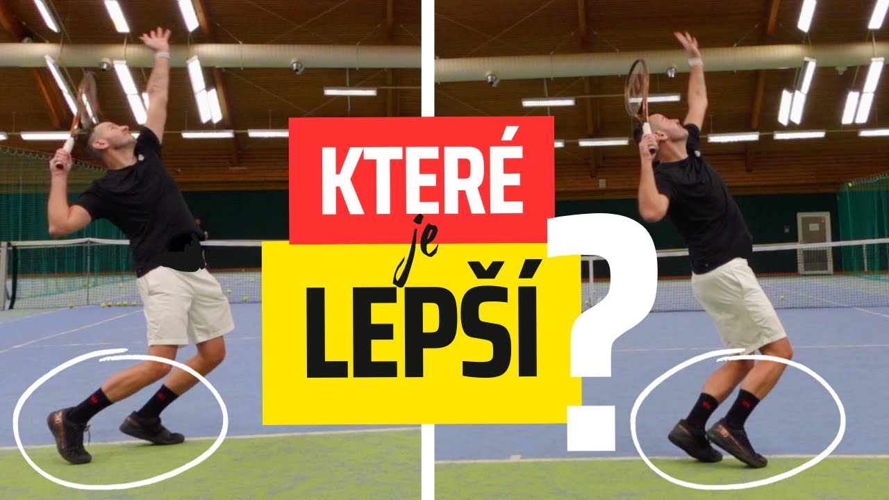 TENISOVÝ SERVIS: s přísunem nohy nebo bez? #tenis