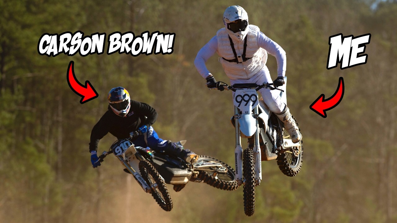 SHREDDING a Private MX Facility With Carson Brown!