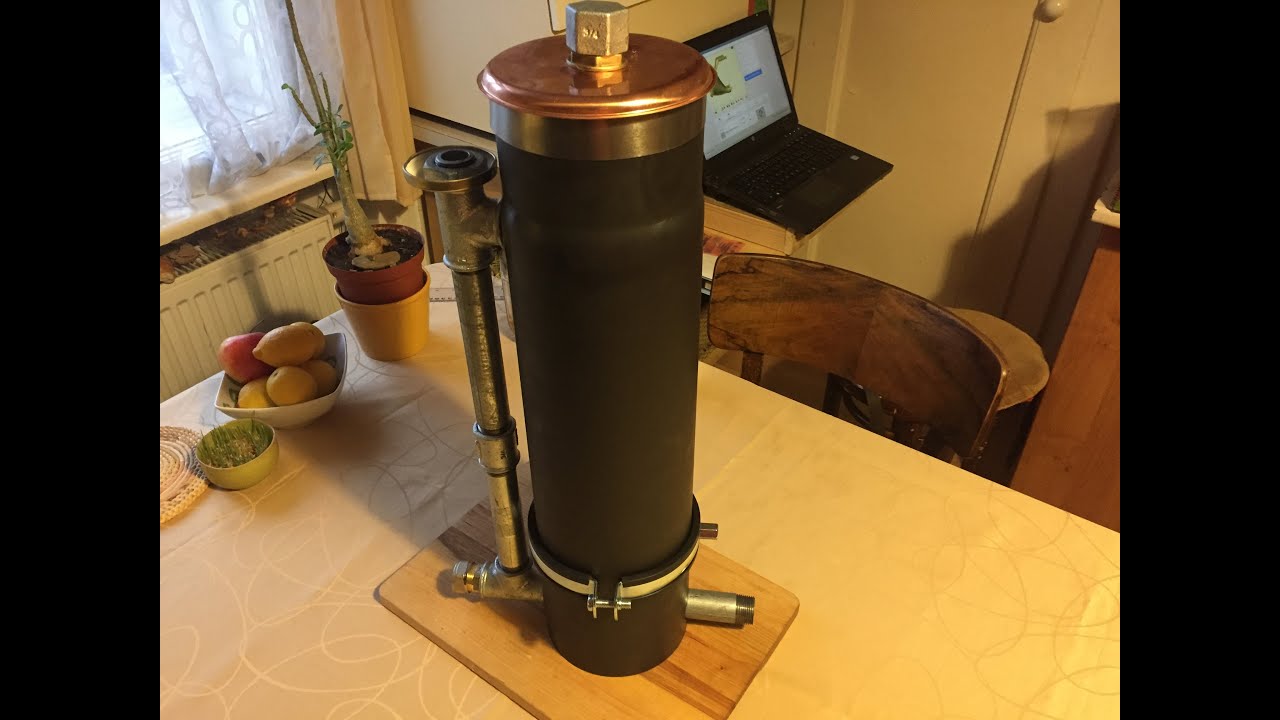 Test generátoru kouře pro udírnu