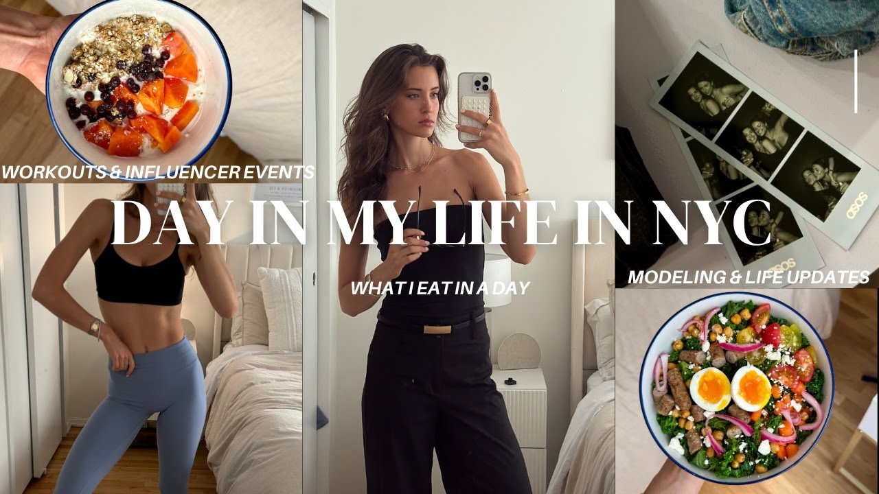 NYC diml vlog: workouts & recipes, fashion & modeling events, balanced lifestyle, life updates!
