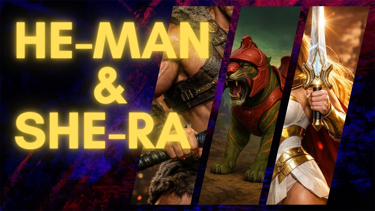 He-Man & She-Ra in REAL LIFE 2026! 😱 AI Makes Them HUMAN! #heman #shera #shorts