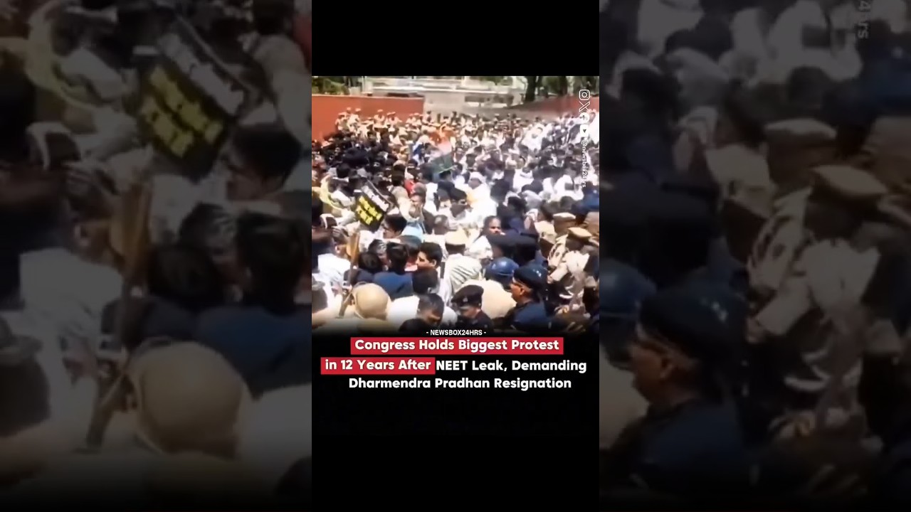 Weak #congress Never Protested For Students? u sure, bro? #gyaani #nsui #neetpaperleak #godimedia