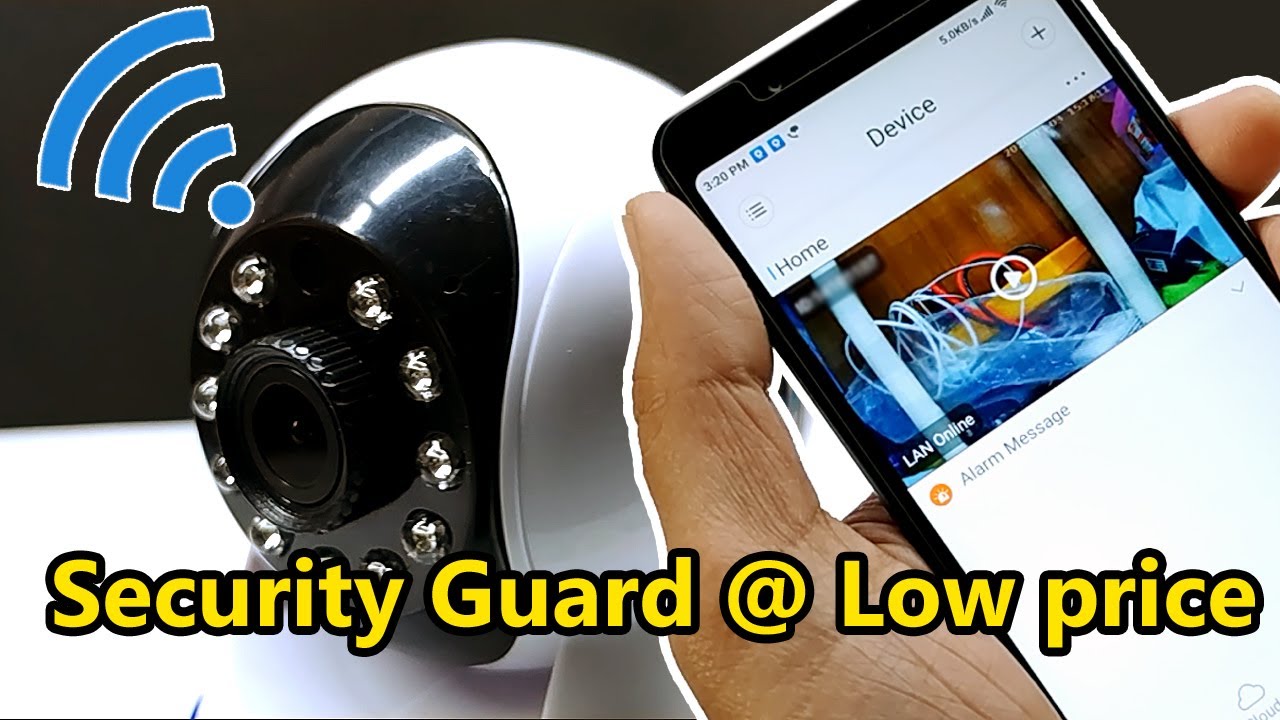 Low price wifi security camera V380 | Unboxing & Review