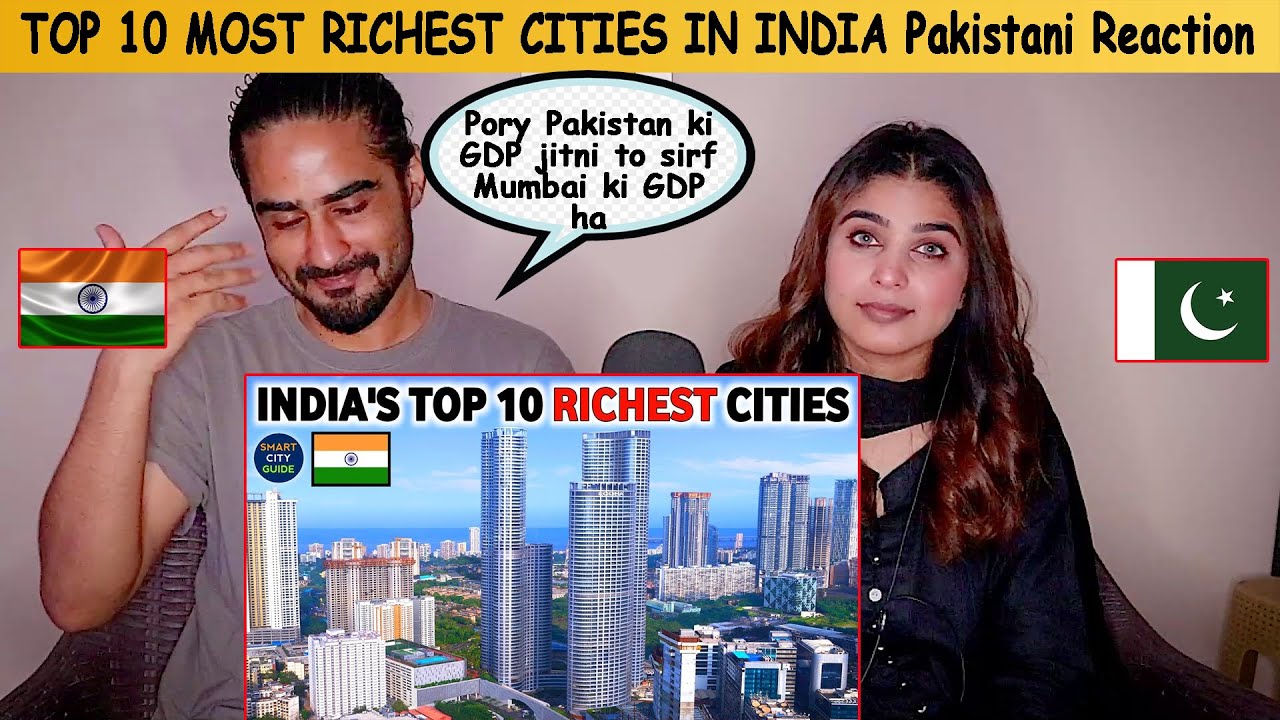 TOP 10 MOST RICHEST CITIES IN INDIA 🇮🇳 | भारत के TOP 10 सबसे अमीर शहर | Pakistani Reaction